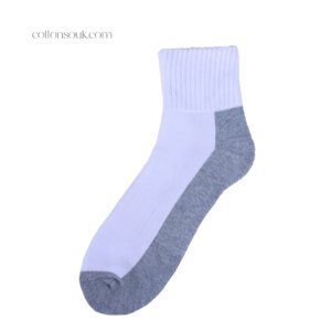 Daggerfly men’s white terry socks 4pk packaging image UAE lightgray