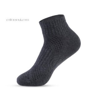 Daggerfly Athletic Socks 3pk side view Dubai gray
