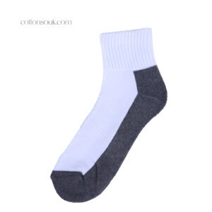 Daggerfly men’s white terry socks 4pk packaging image UAE gray