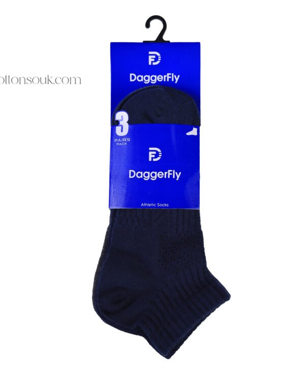 Daggerfly Athletic Socks 3 Pack Sports Gym UAE
