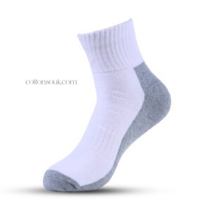 Daggerfly men’s white terry socks 4pk packaging image UAE